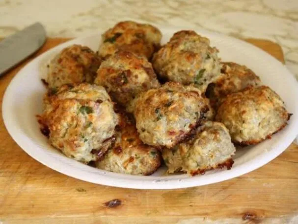 Tyttebærkalkun-kjøttboller