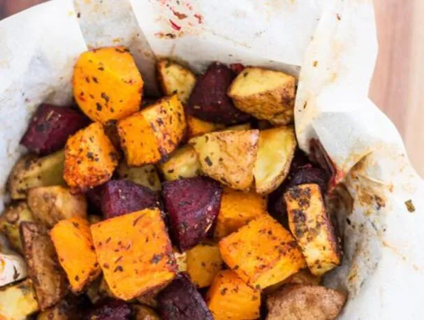 Enkle stekte grønnsaker