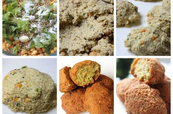 Falafel med tahinisaus