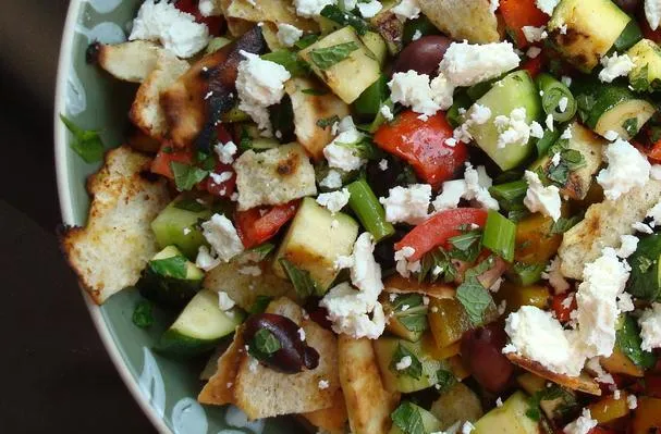Grillet fattoush