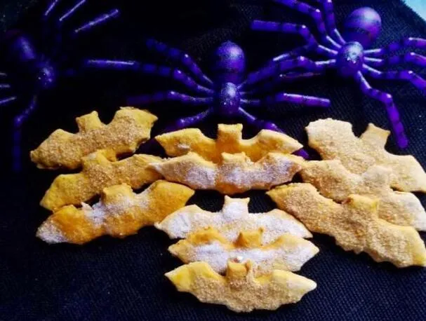 Halloween-gresskarformede kjeks