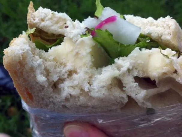 Urte-, brie- og reddik-smørbrød