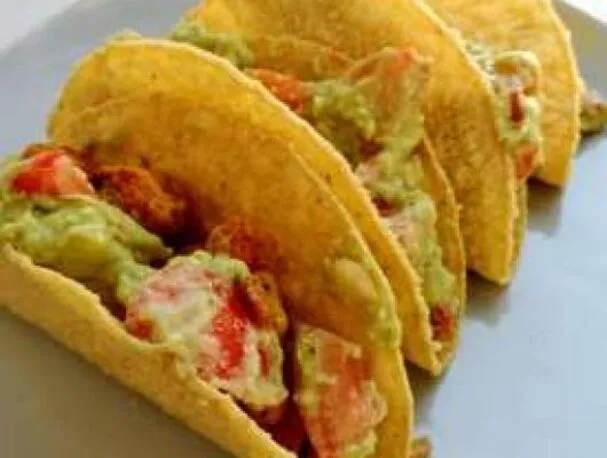 Avokado- og soya-protein-taco