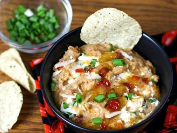 Mangokrem og bønnedipp