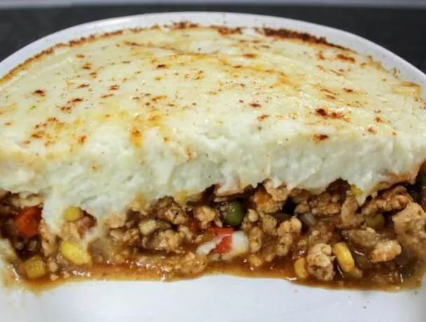 Mos av blomkål Sheppard's Pie