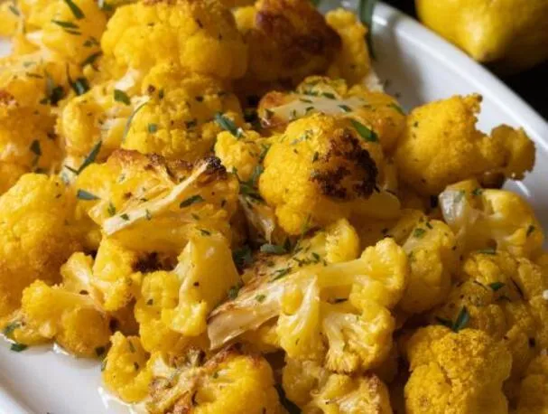 Stekt blomkål med limedressing hos Giangi's Kitchen