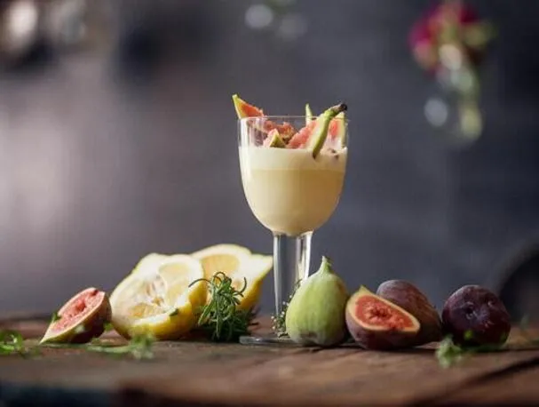 Sabayon med prosecco og fiken