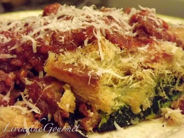 Squash- og soppparmesan-grateng!!!