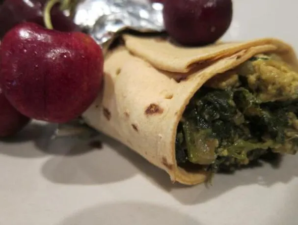 En ny start med tofu-spinatwrap